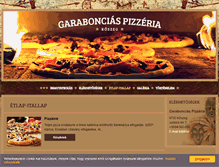 Tablet Screenshot of garaboncias-pizzeria.hu